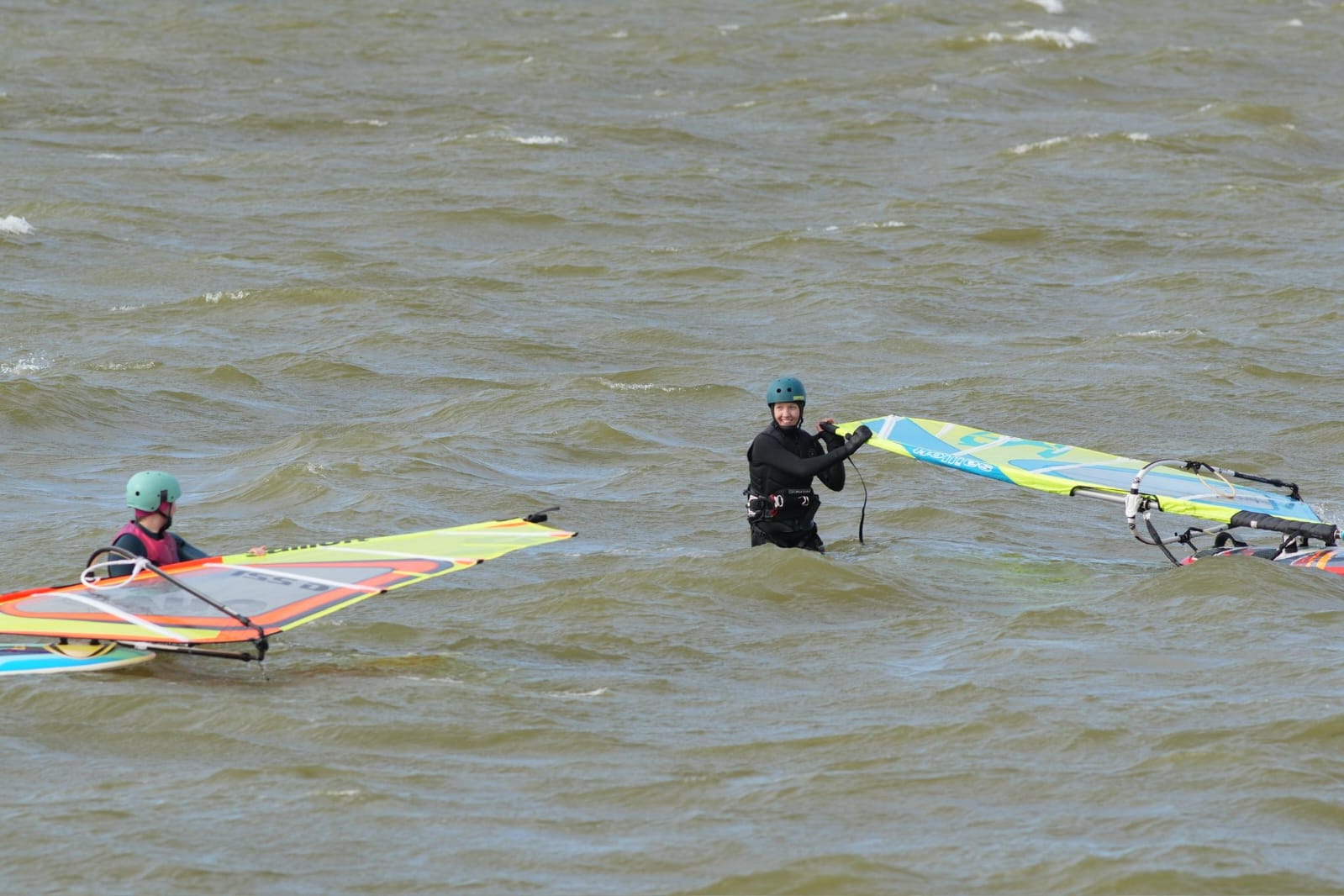 Windsurfer auf dem Wasser